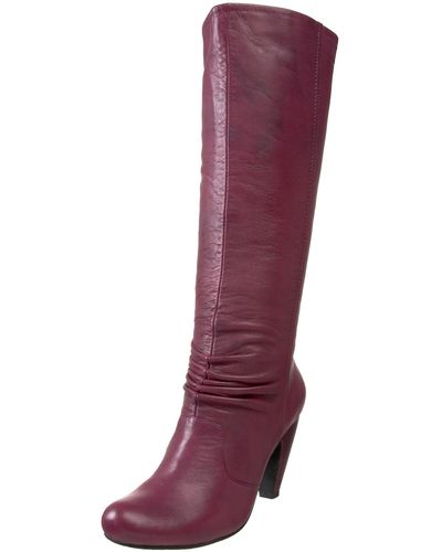 Miz Mooz Peri Womens Adjustable Leather Riding Boot