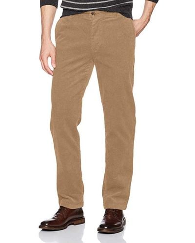 Izod Tailgate Stretch Flat Front Straight Fit Corduroy Pant - Multicolor