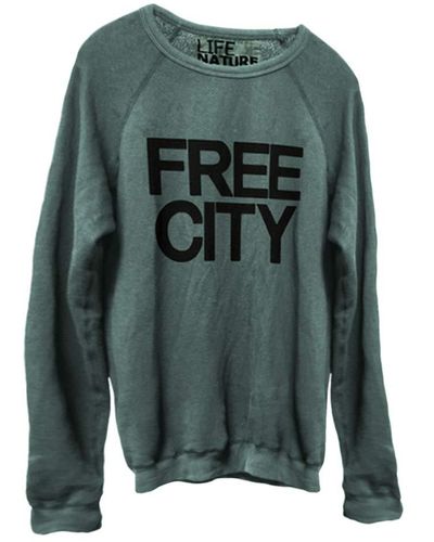 Freecity Lnl Raglan Sweater - Green