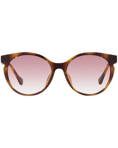 Ralph By Ralph Lauren Ra5285u Universal Fit Cat Eye Sunglasses - Black