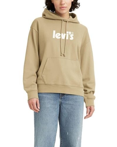 Levi's Graphic Standard Hoodie, - Natural