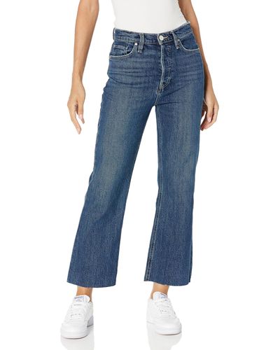 Hudson Jeans Jeans Faye Ultra High Rise Bootcut Crop Jean - Blue