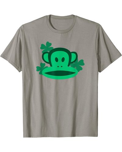Paul Frank St. Patrick's Day Julius Logo T-shirt - Gray