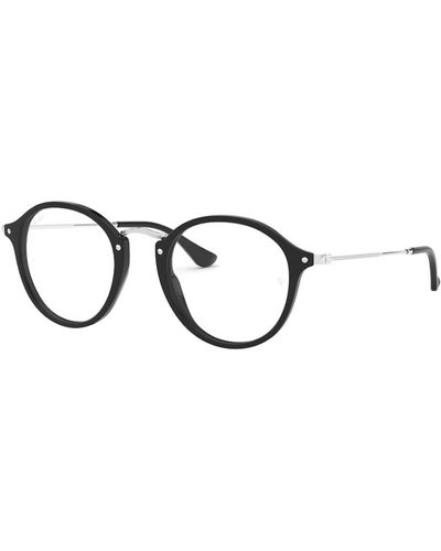 Ray-Ban Rx2447v Round Eyeglass Frames - Black