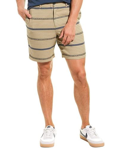 Billy Reid Standard Fit Chino Shorts - Natural