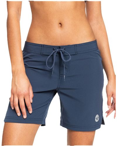 Roxy Womens To Dye 7" Boardshort Board Shorts - Blue