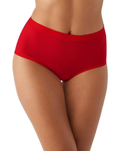 Wacoal Understated Cotton Brief Panty - Red