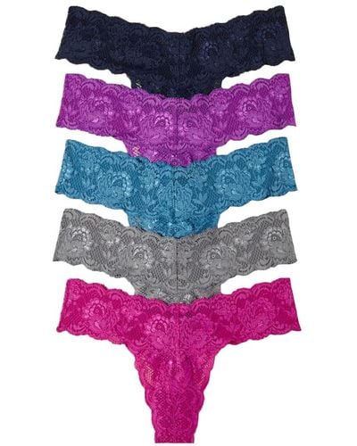 Cosabella Say Never Cutie Low Rise Thong 5 Pack - Multicolor