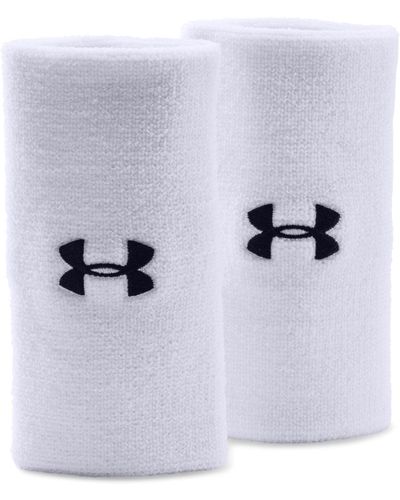 Under Armour Unisex-adult 6-inch Performance Wristband 2-pack - Gray