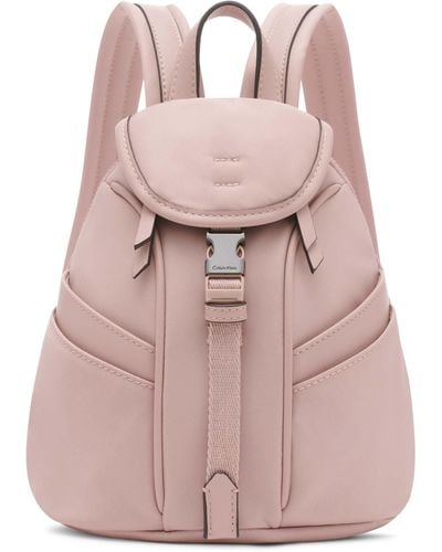 Calvin Klein Shay Organizational Mini Backpack - Pink