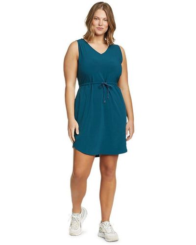 Eddie Bauer Departure Easy Tank Dress - Blue