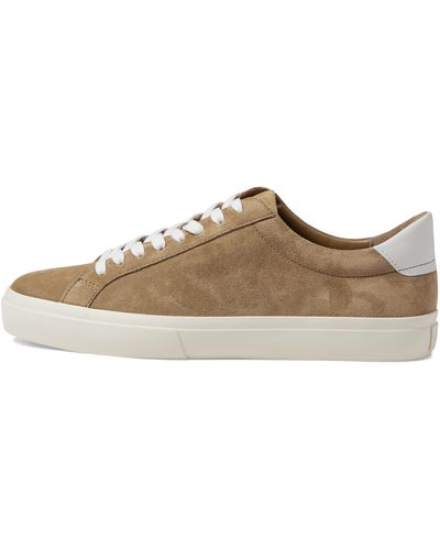 Vince S Fulton Lace Up Casual Fashion Sneaker Camel Beige Suede 12 M - Brown