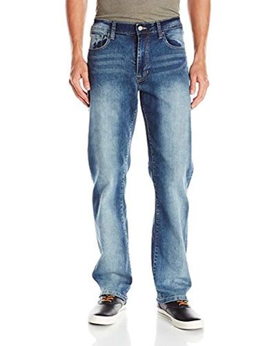 Izod Comfort Stretch Denim Jeans (regular,straight, And Relaxed Fit) - Blue