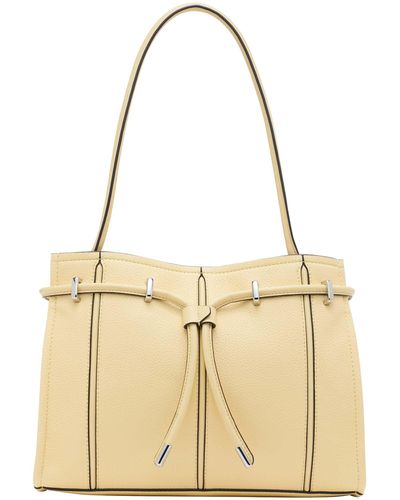 Calvin Klein Fatima Drawstring Shoulder Bag - Yellow