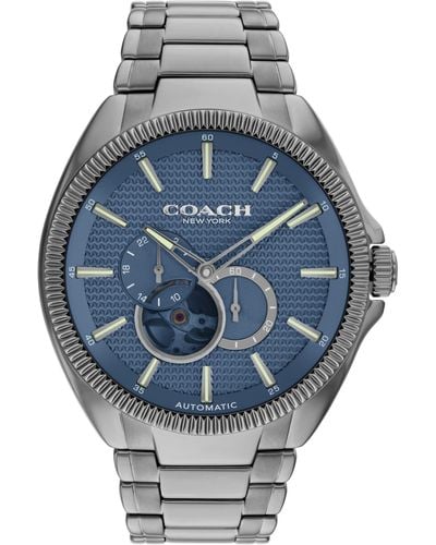 COACH 3h Automatic Watch - Stainless Steel Bracelet - Water Resistant 5atm/50 Meters -gift For Him - Premium Fashion Timepiece For - Blue