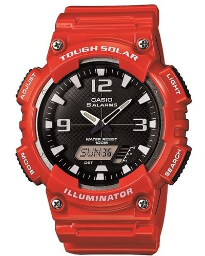 G-Shock Aq-s810wc-4avcf Analog-digital Display Quartz Red Watch