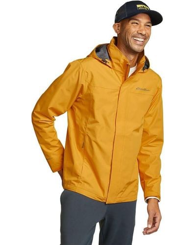 Eddie Bauer Rainfoil Packable Jacket - Orange