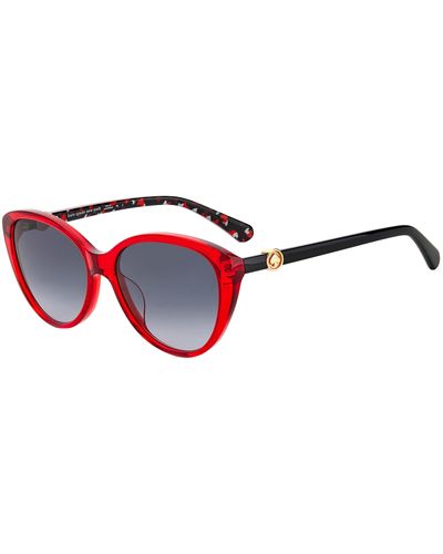 Kate Spade Visalia/g/s Cat Eye Sunglasses - Red