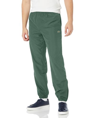 Lacoste Regular Fit Sweatpants W/adjustable Waist - Green