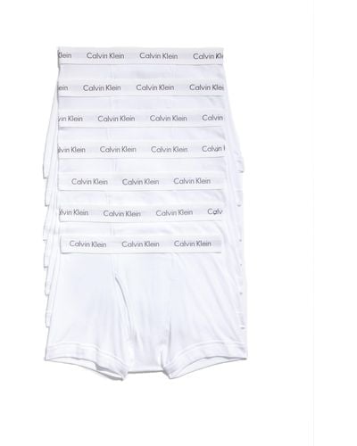 Calvin Klein Cotton Classics 7-pack Trunk - White