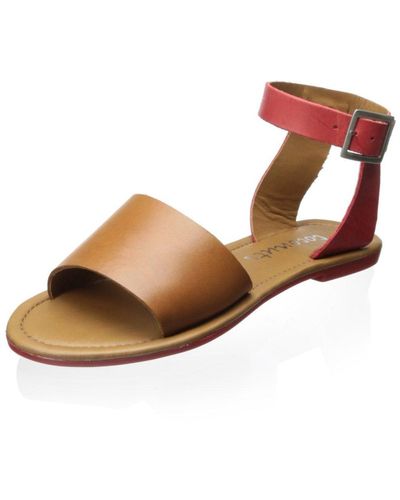 Matisse Coconuts All About Flat Ankle Sandal - Brown
