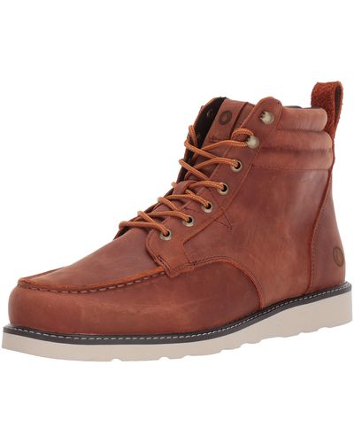 Volcom Willington Waterproof Leather Boot - Brown