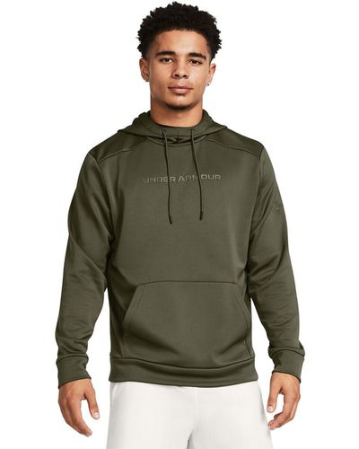 Under Armour Armor Fleece Graphic Hd Pullover Hoodie - Green