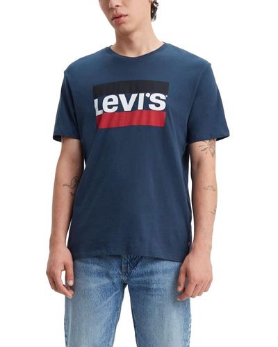 Levi's Graphic Tees, - Blue