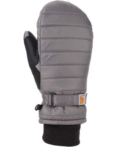 Carhartt Quilts Insulated Glove With Waterproof Wicking Insert - Gray