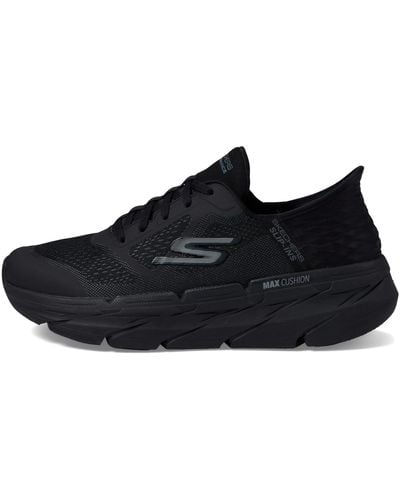 Skechers Max Cushioning Slip-ins-athletic Workout Running Walking Shoes With Memory Foam Sneaker - Black