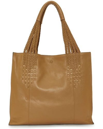 Lucky Brand Mina Leather Tote - Brown
