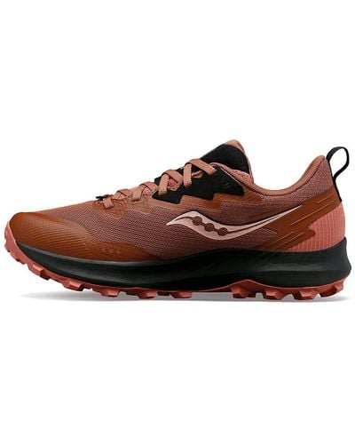 Saucony peregrine clearance brown