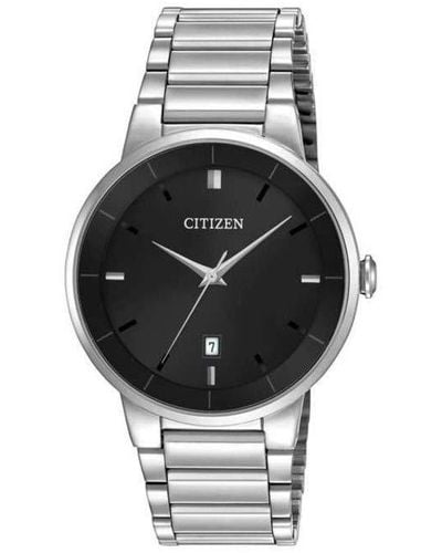 Citizen Analog Black Dial Watch-bi5010-59e - Metallic