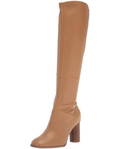 Franco Sarto S Cindy Tall Knee High Boot Camel 11 M - Natural