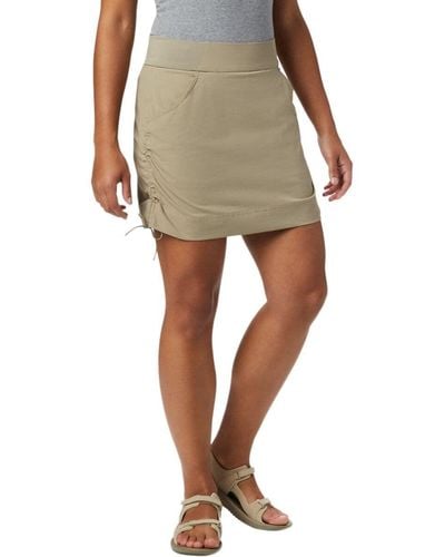 Columbia Anytime Casual Skort, Tusk, X-large - Multicolor