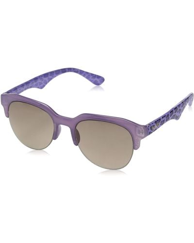Laundry by Shelli Segal Ls148 Polarized Round Uv Protective Animal Sunglasses | For Every Season | A Stylish Gift - Purple