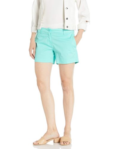 Nautica Comfort Tailored Stretch Cotton Solid And Novelty Short - Blue