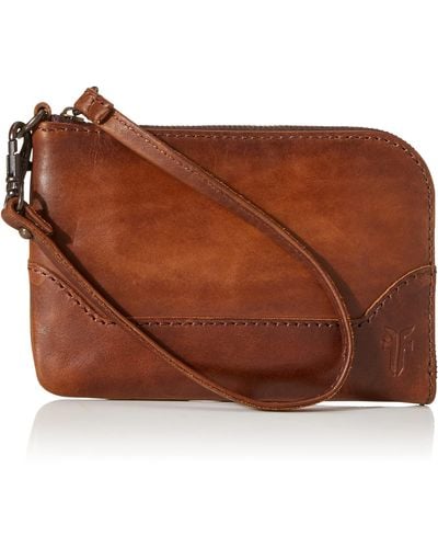 Frye Melissa Wristlet - Brown