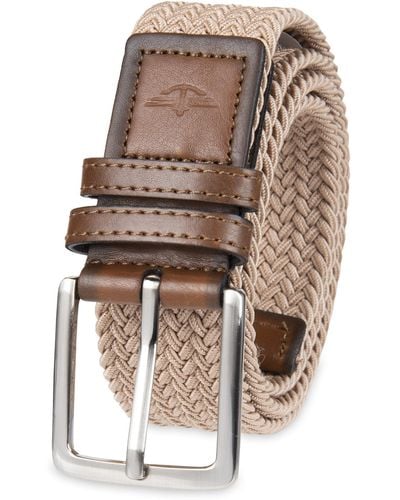 Dockers Casual Everyday Braided Fabric Fully Adjustable Belt - Multicolor