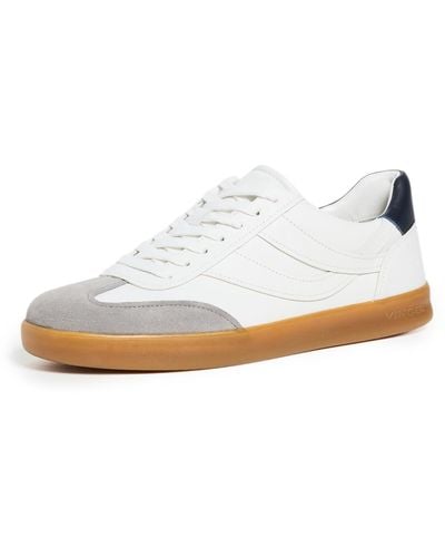 Vince S Oasis-m Lace Up Retro Sneaker Chalk White Leather 11.5 M