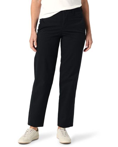 Lee Jeans Ultra Lux Mid Rise Relaxed Straight Leg Pant - Black