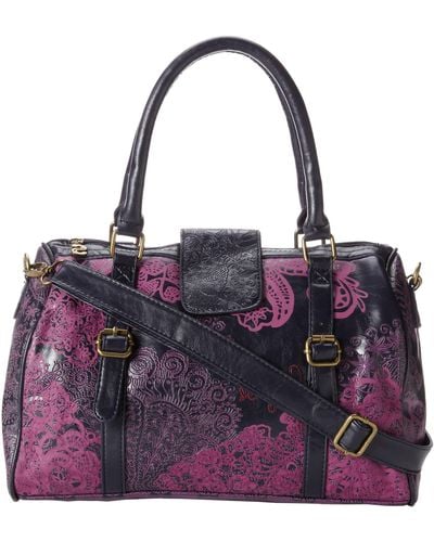 Desigual Big Bag Tato Handbag - Purple
