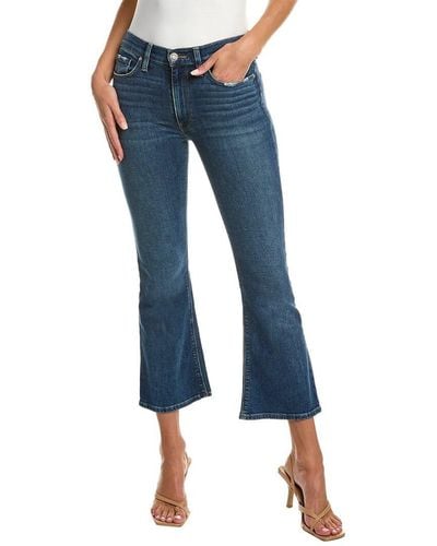 Hudson Jeans Jeans Barbara High Rise Bootcut Crop Jean - Blue