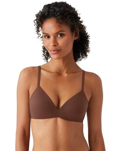 Wacoal How Perfect Wire Free T-shirt Bra - Brown