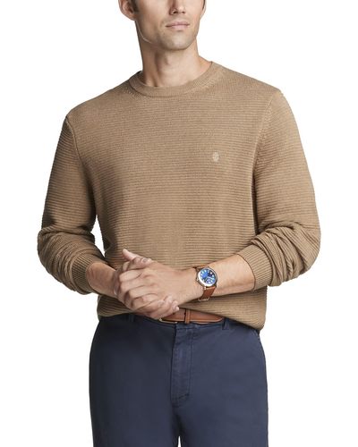 Izod Fit Classics Long Sleeve Crewneck Textured Ottoman Sweater - Multicolor