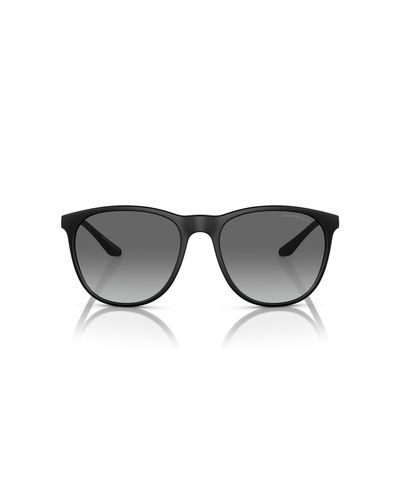 Emporio Armani Ea4210 Round Sunglasses - Black