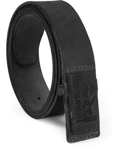 Timberland Mens No-scratch No Buckle Mechanic Belt - Black