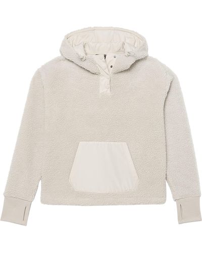 Amazon Essentials Teddy Fleece Pullover Jacket - White
