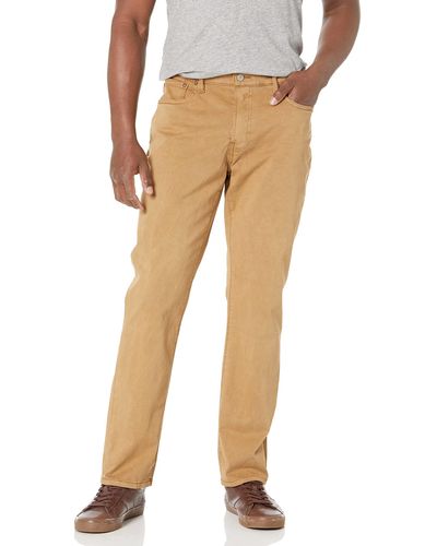 Lucky Brand 410 Athletic Straight Sateen Stretch Jean - Natural