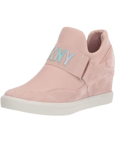 DKNY Everyday Comfortable Cosmos-wedge Sneaker - Pink